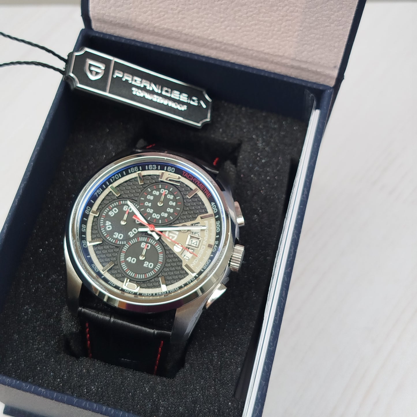 RELOJ CRONÓGRAFO PAGANI DESIGN CARATULA NEGRA