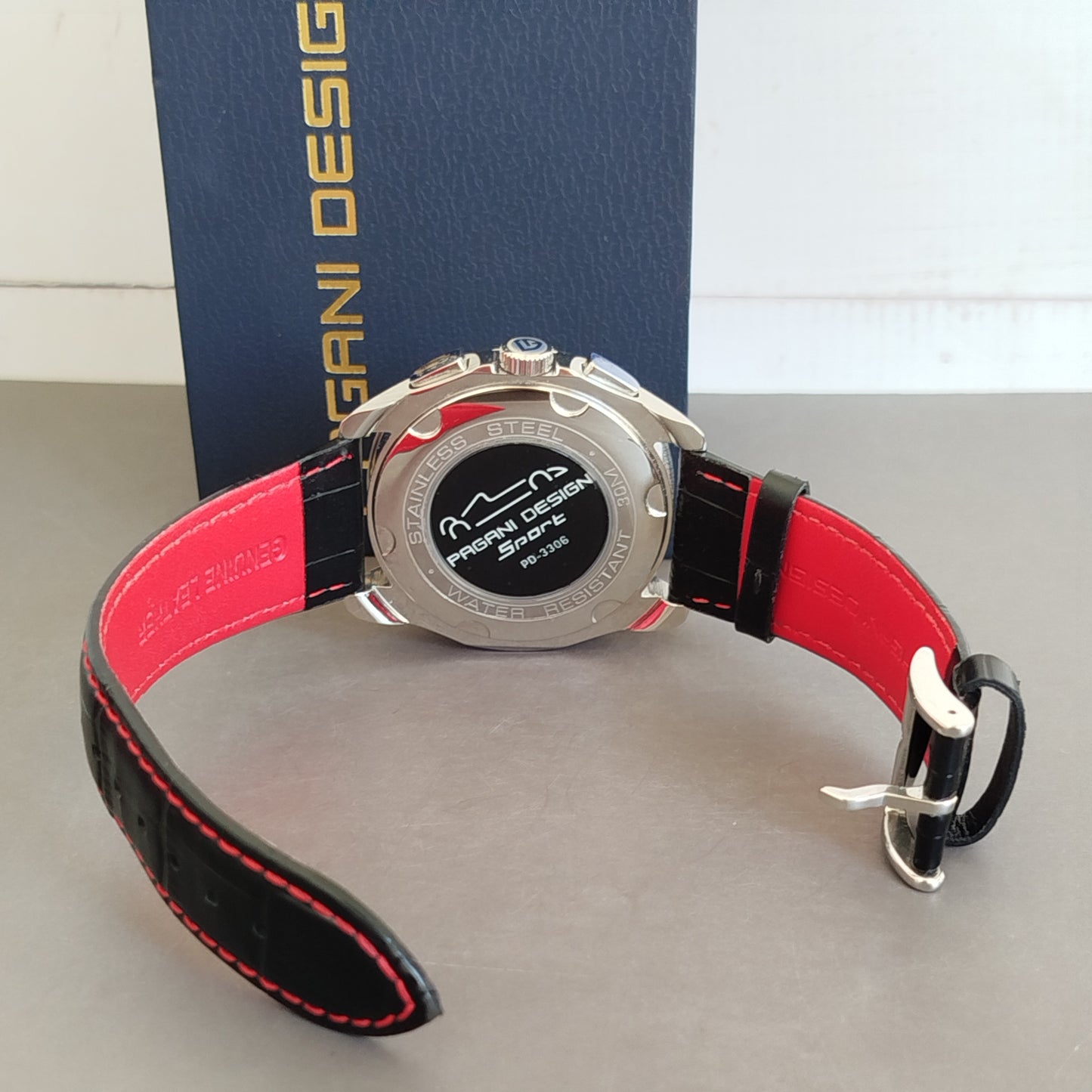 RELOJ CRONÓGRAFO PAGANI DESIGN CARATULA BLANCA
