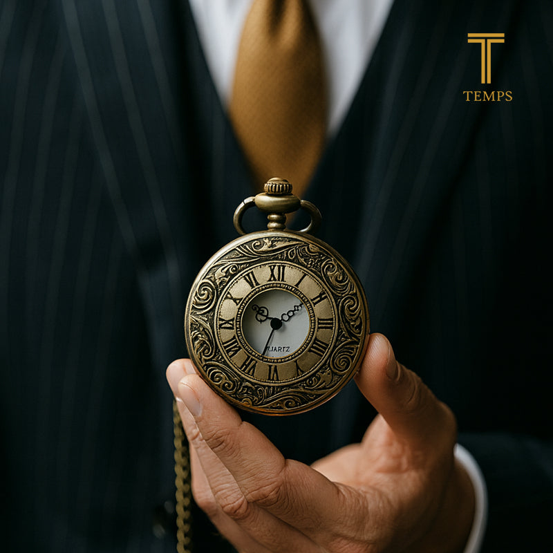 RELOJ DE BOLSILLO GRABADO