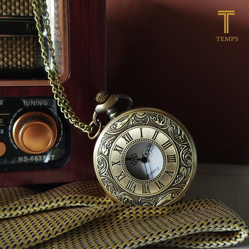 RELOJ DE BOLSILLO GRABADO