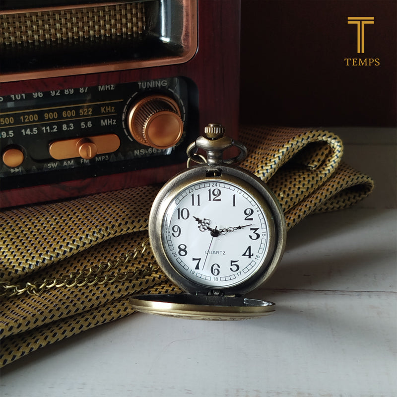 RELOJ DE BOLSILLO GRABADO