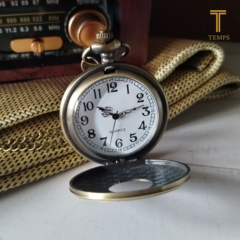 RELOJ DE BOLSILLO GRABADO