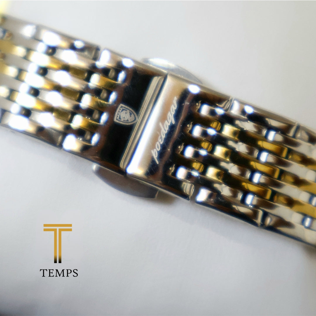 RELOJ POEDAGAR DE LUJO PARA DAMA DIAL NEGRO