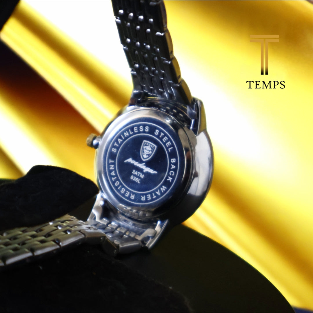 RELOJ POEDAGAR DE LUJO PARA DAMA DIAL NEGRO