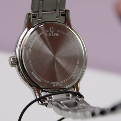 RELOJ DE DAMA BULOVA + PERFUME GRATIS