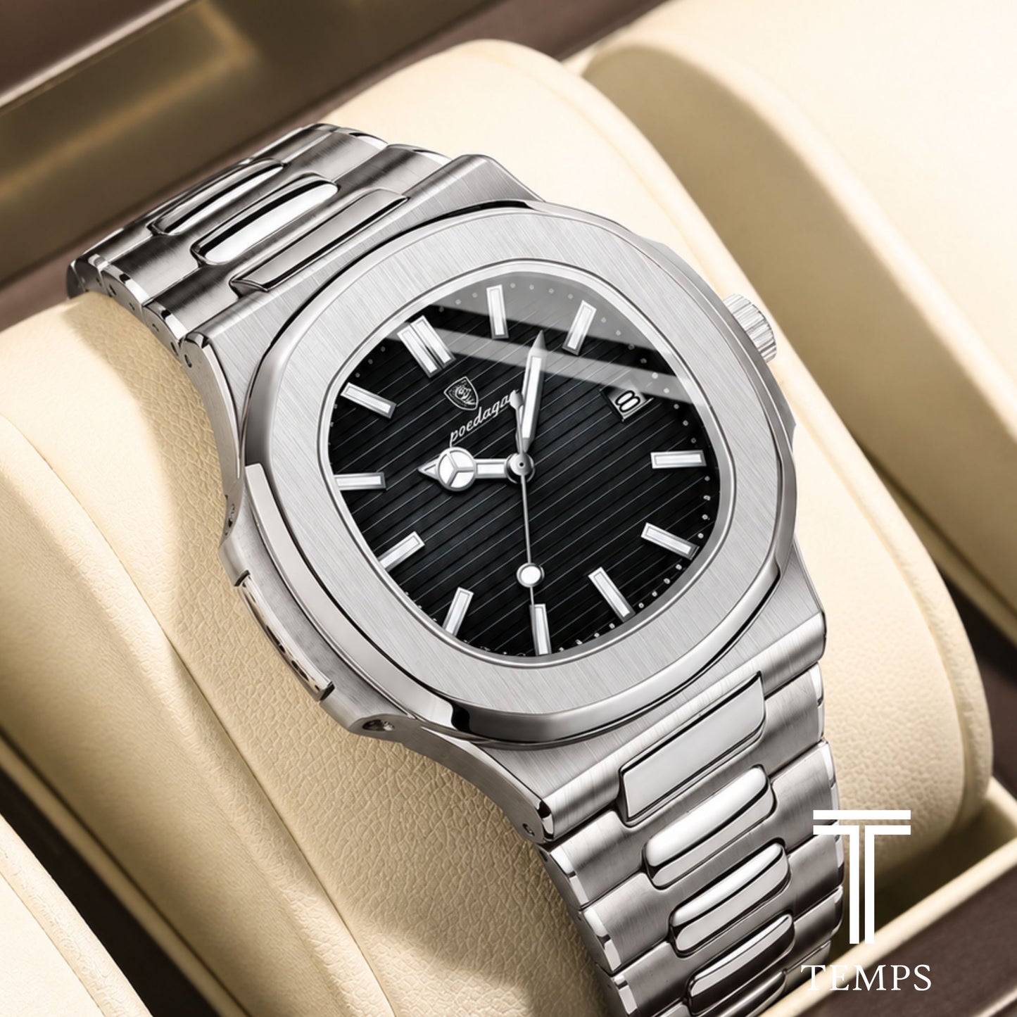 RELOJ POEDAGAR ELEGANTE Y FUNCIONAL DE CABALLERO