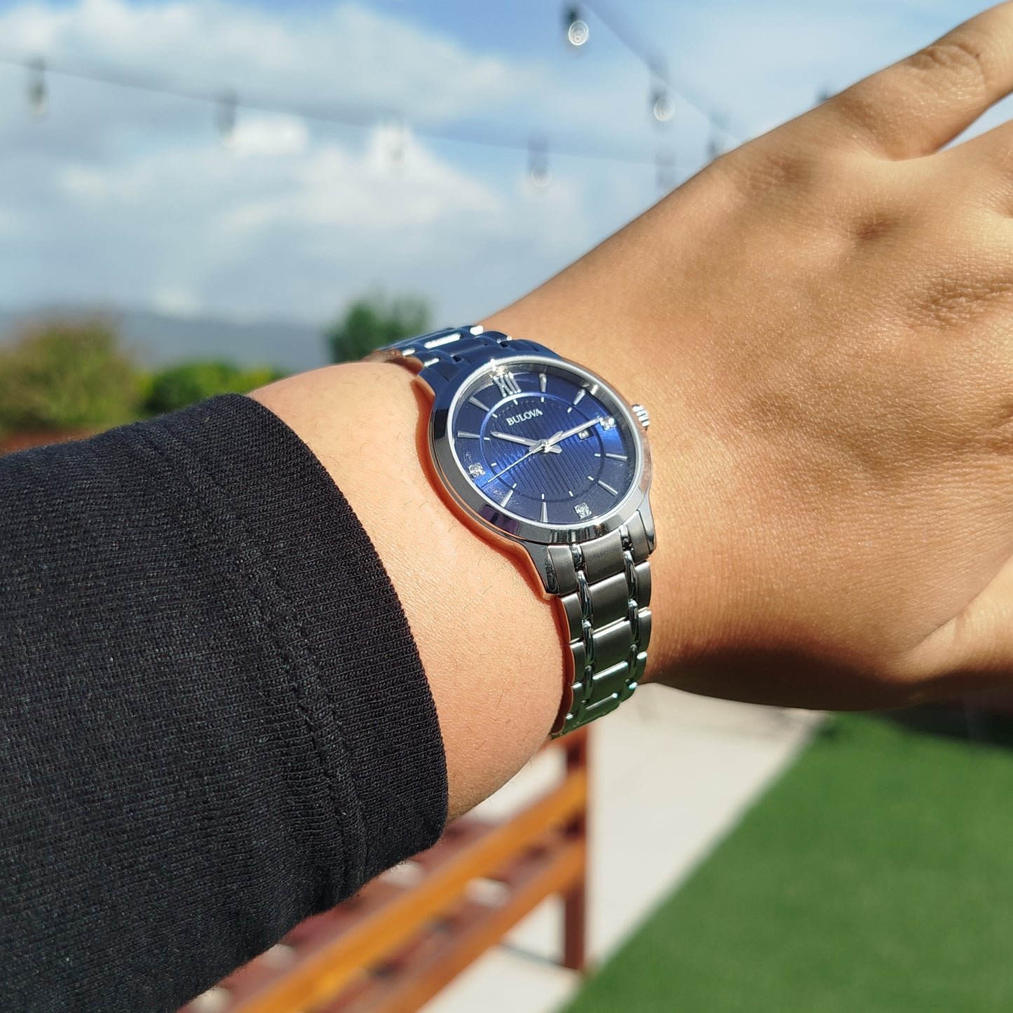 RELOJ DE DAMA BULOVA + PERFUME GRATIS