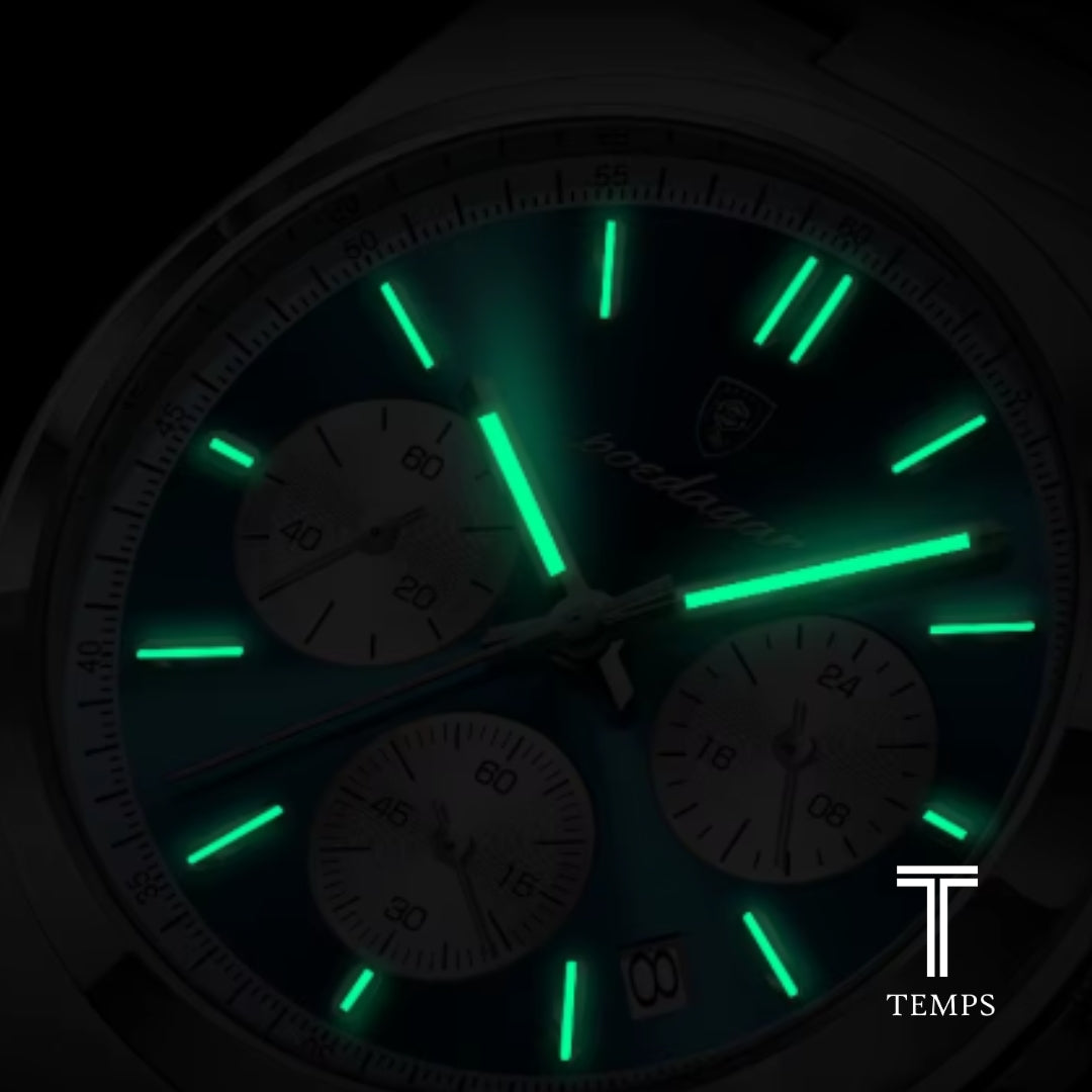 RELOJ CRONÓGRAFO ELEGANTE DE CABALLERO