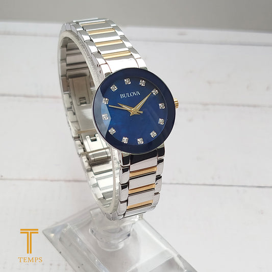 RELOJ DE DAMA BULOVA MODERN + PERFUME GRATIS